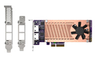 QNAP QM2-2P2G2T Netzwerkkarte Eingebaut Ethernet 2500 Mbit/s