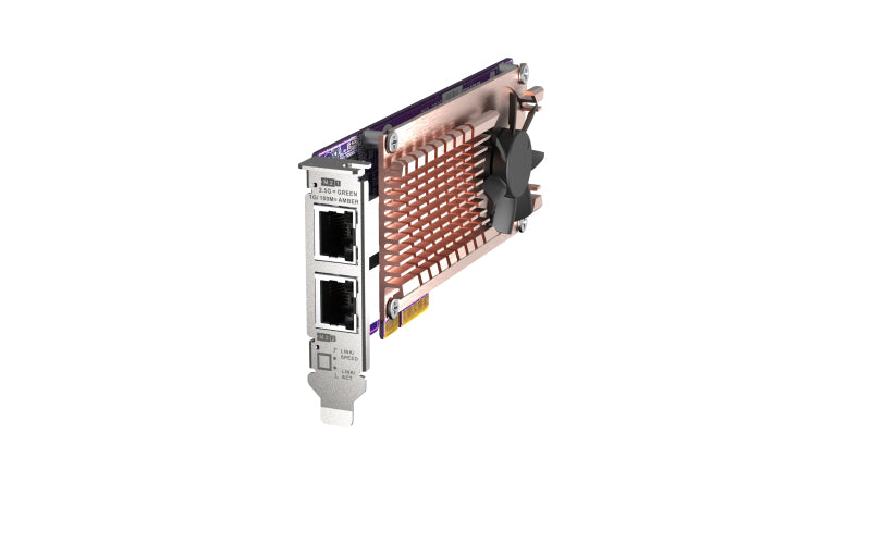 QNAP QM2-2P2G2T Netzwerkkarte Eingebaut Ethernet 2500 Mbit/s