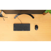 Manhattan 180702 Tastatur Büro USB QWERTY Schwarz