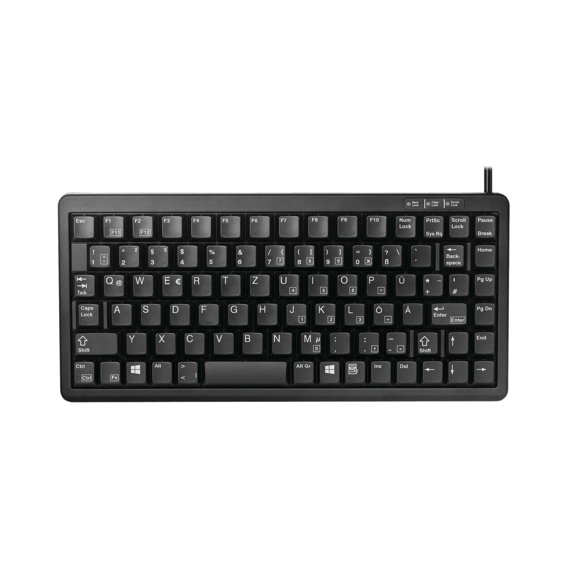 Cherry Kompakt Tastatur G84-4100, schwarz