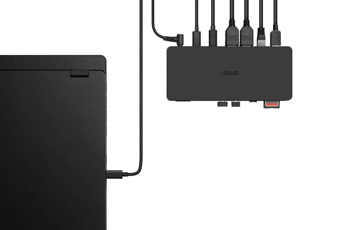ASUS Triple 4K Thunderbolt 4 Dock DC500 Kabelgebunden Schwarz