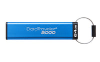 Kingston Technology DataTraveler 2000 64GB USB-Stick USB Typ-A 3.2 Gen 1 (3.1 Gen 1) Blau
