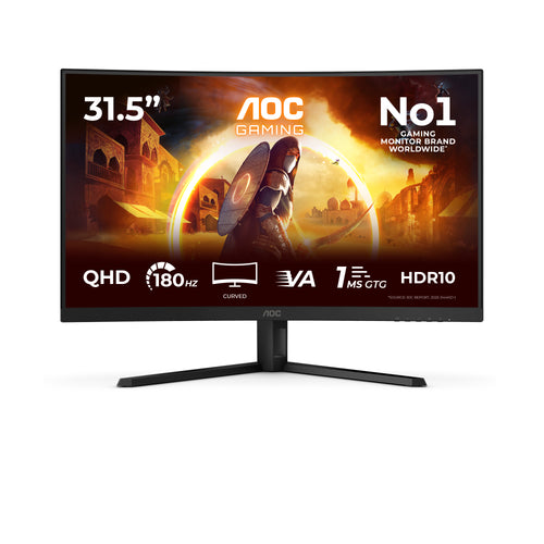 AOC G4 CQ32G4VE Computerbildschirm 80 cm (31.5") 2560 x 1440 Pixel Quad HD LCD Schwarz, Grau