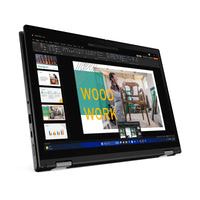 Lenovo ThinkPad L13 2-in-1 Gen 5 (Intel) Intel Core Ultra 5 135U Hybrid (2-in-1) 33,8 cm (13.3") Touchscreen WUXGA 32 GB LPDDR5-SDRAM 256 GB SSD Wi-Fi 6E (802.11ax) Windows 11 Pro Deutsch Schwarz