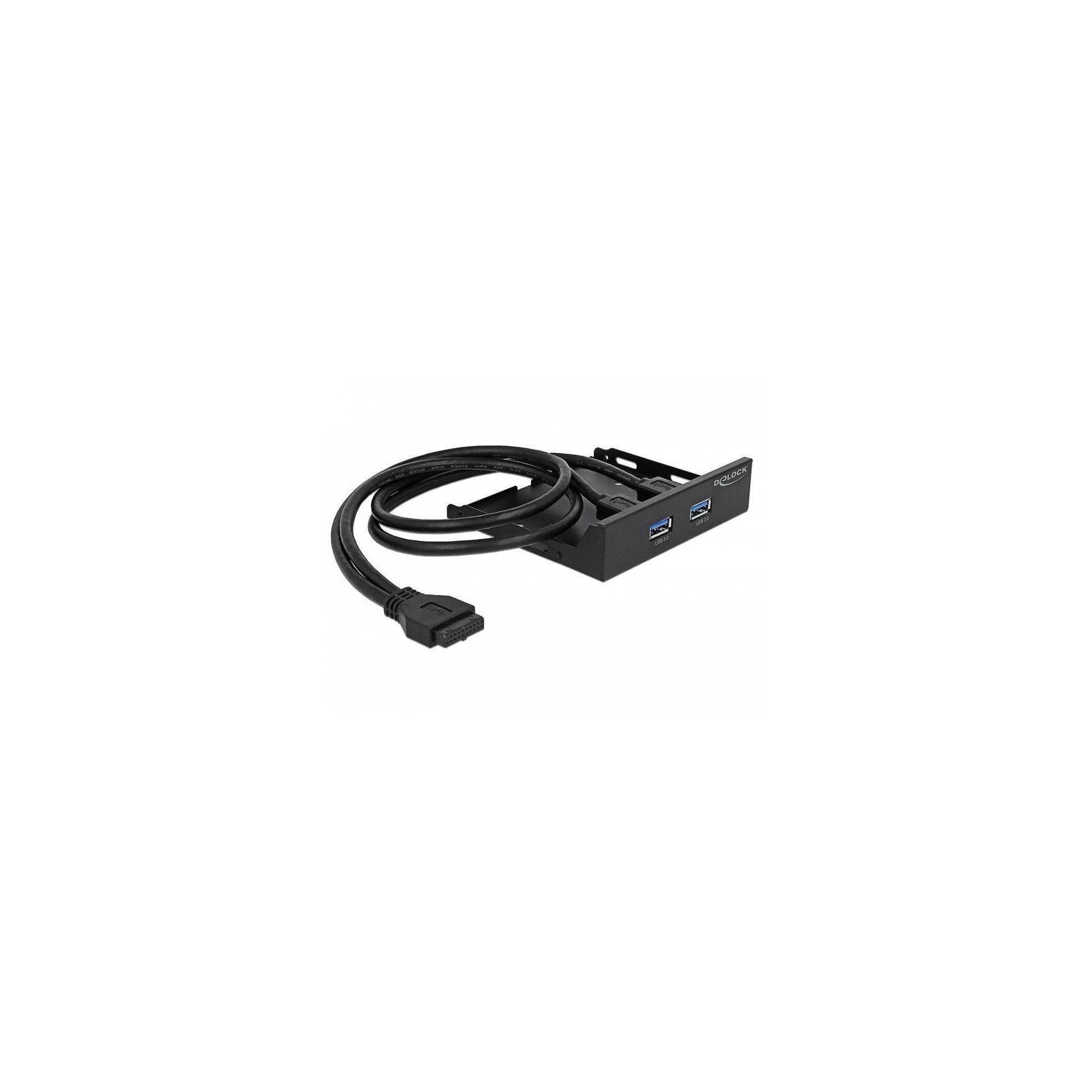 Delock 2x USB 3.0 Hub Front Panel