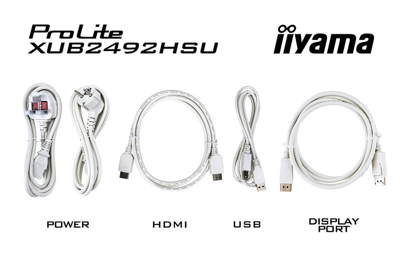 iiyama XUB2492HSU-W6 Computerbildschirm 60,5 cm (23.8") 1920 x 1080 Pixel Full HD LED Weiß