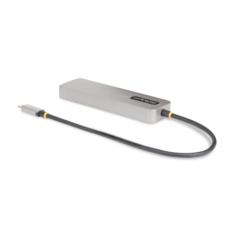 StarTech.com 3-Port USB-C Hub mit 2.5Gbps Ethernet und 100W Power Delivery Pass-Through, USB 3.2 10Gbps, 2x USB-A/1x USB-C, Mini USB Hub, USB C auf USB Adapter, USB C Verteiler