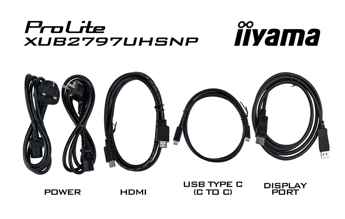 iiyama ProLite XUB2797UHSNP-B1 Computerbildschirm 68,6 cm (27") 3840 x 2160 Pixel 4K Ultra HD LED Schwarz