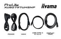 iiyama ProLite XUB2797UHSNP-B1 Computerbildschirm 68,6 cm (27") 3840 x 2160 Pixel 4K Ultra HD LED Schwarz