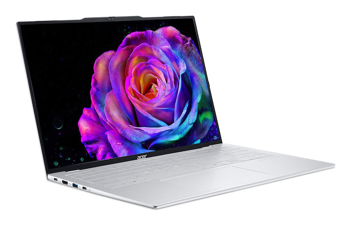 Acer Swift Air 16 OLED SFA16-61M-R4WH Copilot+ PC AMD Ryzen AI 7 350 Laptop 40,6 cm (16") WUXGA 32 GB DDR5-SDRAM 1 TB SSD Wi-Fi 6 (802.11ax) Windows 11 Home Silber
