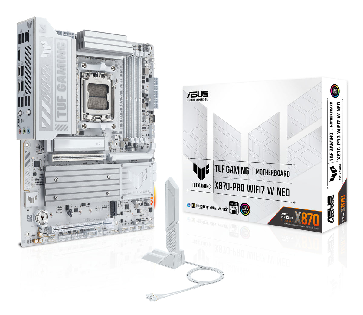 ASUS TUF GAMING X870-PRO WIFI7 W NEO AMD X870 Sockel AM5 ATX