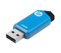 HP v150w USB-Stick 128 GB USB Typ-A 2.0 Schwarz, Blau