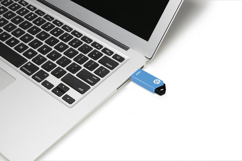 HP v150w USB-Stick 128 GB USB Typ-A 2.0 Schwarz, Blau