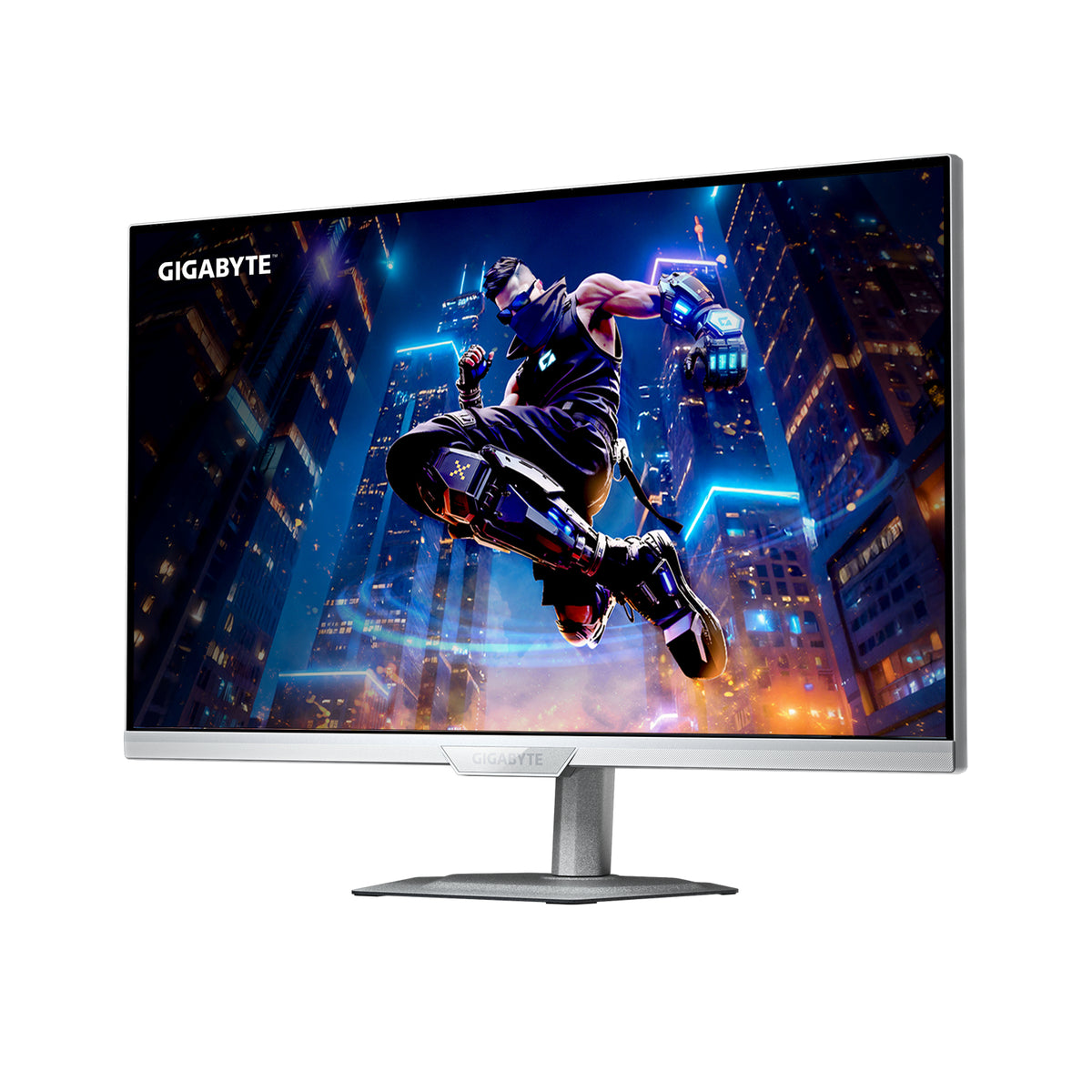 GIGABYTE M27UP ICE 27” 4K UHD Gaming-Monitor - Dual-Modus (4K 160Hz oder FHD 320Hz), 3840 x 2160, 1ms, 350 cd/m², FreeSync Premium, DisplayHDR400, HDMI 2.1, DisplayPort 1.4