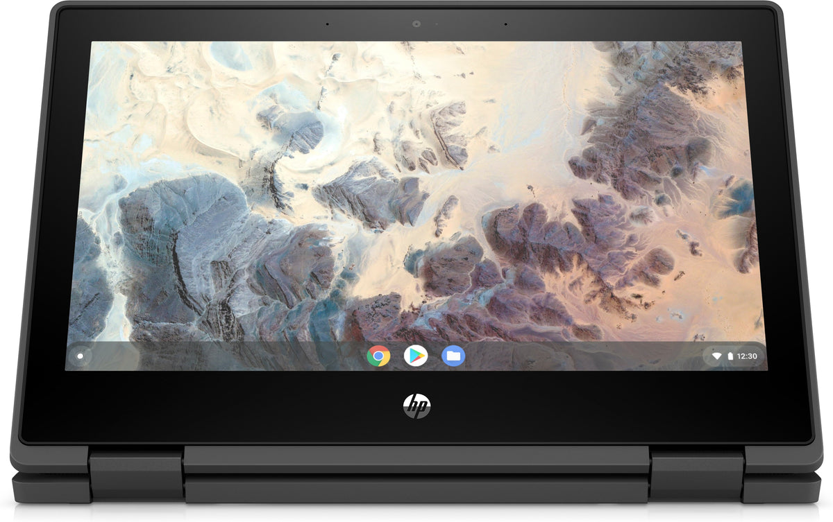 HP Chromebook x360 11 G4 Intel® Celeron® N5100 29,5 cm (11.6") Touchscreen HD 4 GB LPDDR4x-SDRAM 64 GB eMMC Wi-Fi 6 (802.11ax) ChromeOS Schwarz