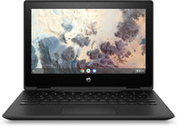 HP Chromebook x360 11 G4 Intel® Celeron® N5100 29,5 cm (11.6") Touchscreen HD 8 GB LPDDR4x-SDRAM 64 GB eMMC Wi-Fi 6 (802.11ax) ChromeOS Schwarz