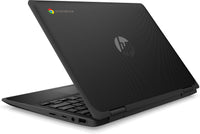 HP Chromebook x360 11 G4 Intel® Celeron® N5100 29,5 cm (11.6") Touchscreen HD 8 GB LPDDR4x-SDRAM 64 GB eMMC Wi-Fi 6 (802.11ax) ChromeOS Schwarz