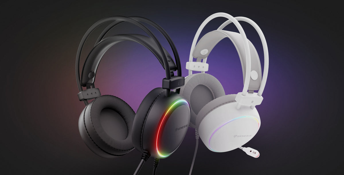 GENESIS NSG-2308 Kopfhörer & Headset Kabelgebunden Kopfband Gaming USB Typ-A Weiß