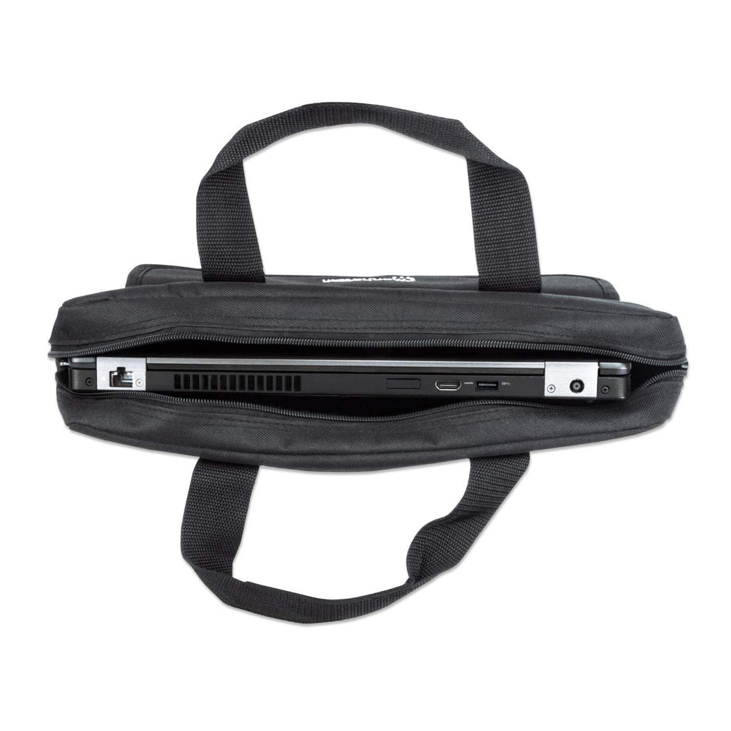Manhattan Notebooktasche London 15,6", Für Notebooks bis 15,6", Top Load, schwarz