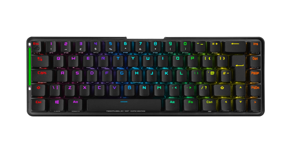 ASUS ROG Falchion Tastatur Gaming RF kabellos + USB AZERTY Französisch Schwarz