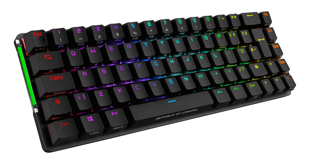 ASUS ROG Falchion Tastatur Gaming RF kabellos + USB AZERTY Französisch Schwarz