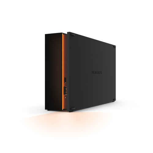 Seagate FireCuda Gaming Hub Externe Festplatte 16 TB Micro-USB B / USB Type-A / USB Type-C 3.2 Gen 1 (3.1 Gen 1) Schwarz