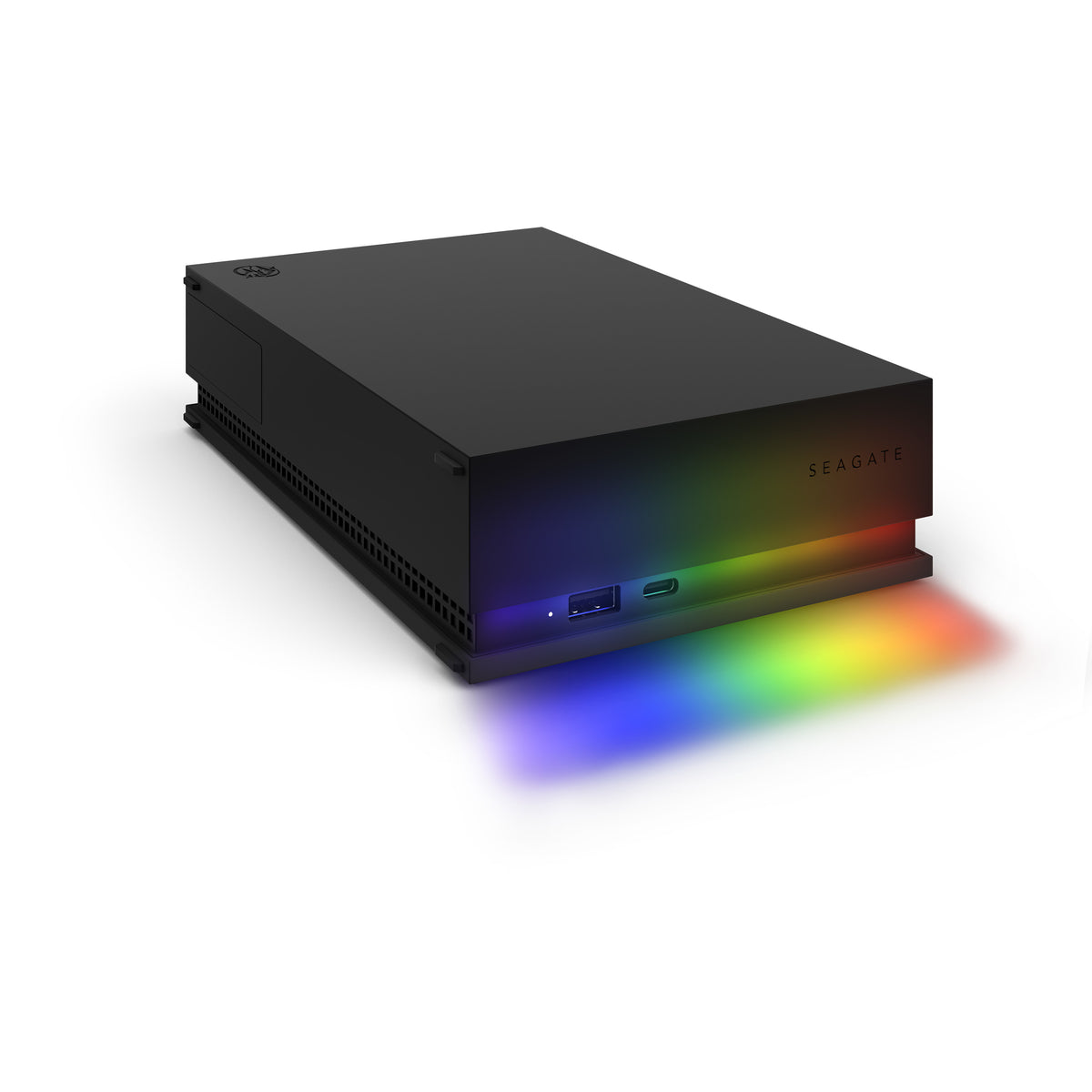 Seagate FireCuda Gaming Hub Externe Festplatte 8 TB Micro-USB B / USB Type-A / USB Type-C 3.2 Gen 1 (3.1 Gen 1) Schwarz