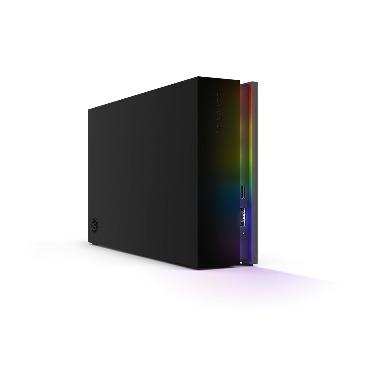 Seagate FireCuda Gaming Hub Externe Festplatte 8 TB Micro-USB B / USB Type-A / USB Type-C 3.2 Gen 1 (3.1 Gen 1) Schwarz