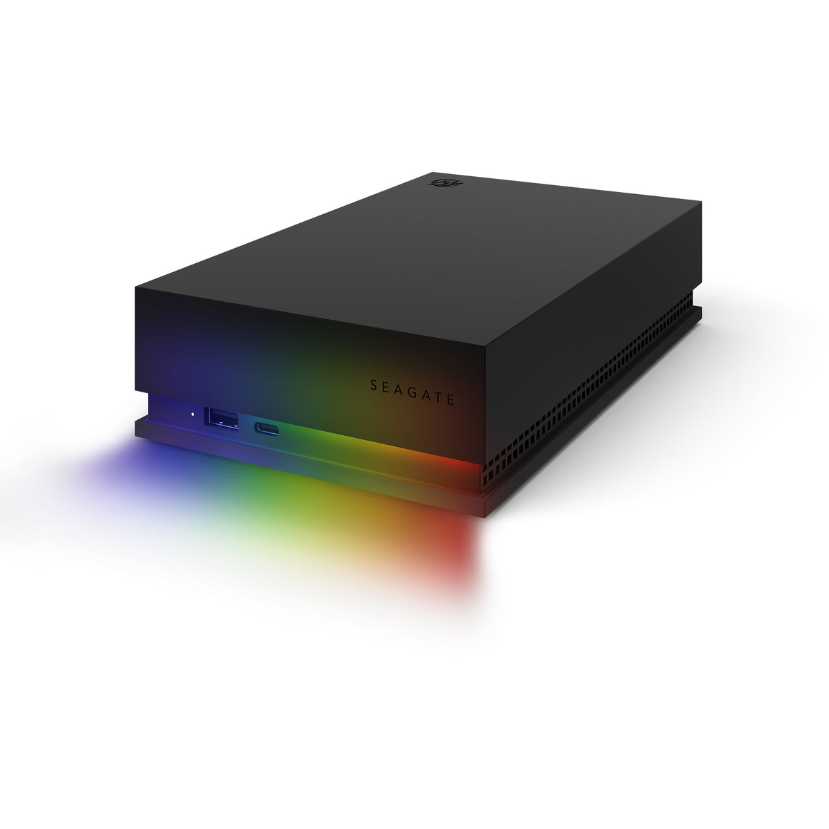 Seagate FireCuda Gaming Hub Externe Festplatte 8 TB Micro-USB B / USB Type-A / USB Type-C 3.2 Gen 1 (3.1 Gen 1) Schwarz