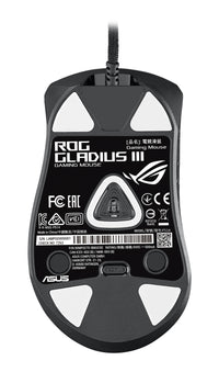 ASUS ROG Gladius III Maus Gaming rechts USB Typ-A Optisch 19000 DPI