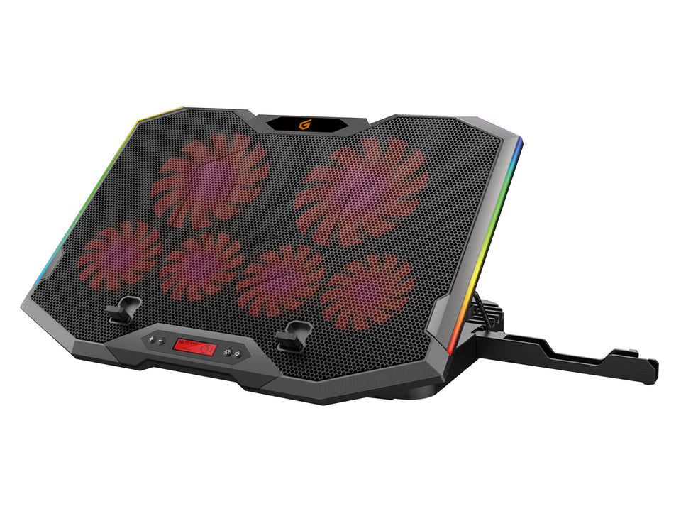 Conceptronic THYIA ERGO Gaming Laptop Cooling Stand with 6 Fans