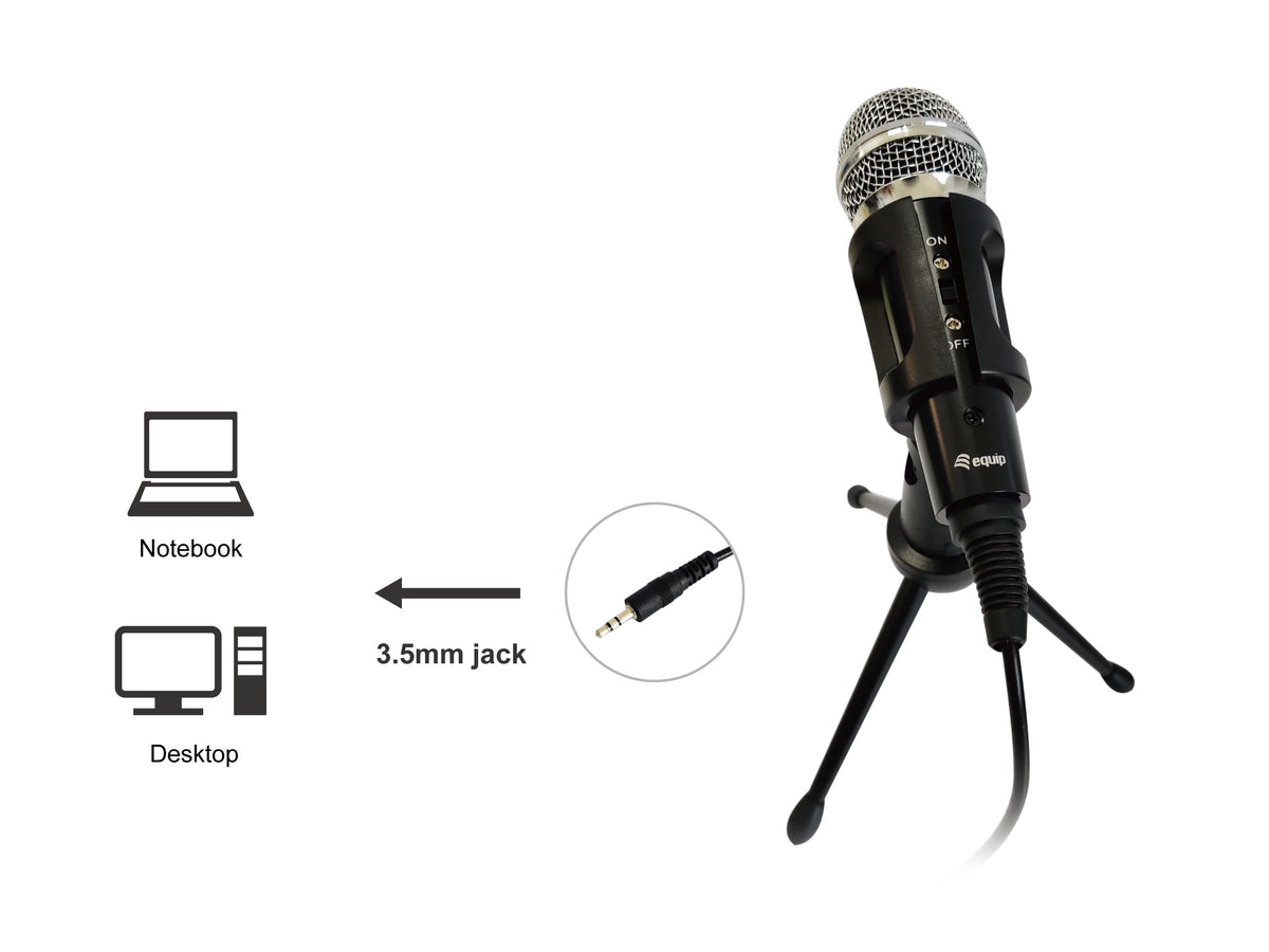 Equip Mini-Stereo-Tischmikrofon