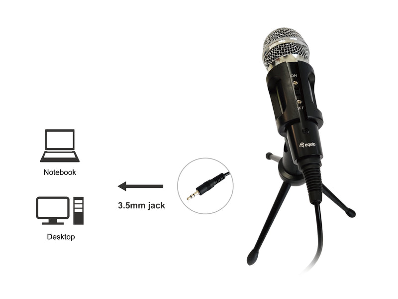 Equip Mini-Stereo-Tischmikrofon