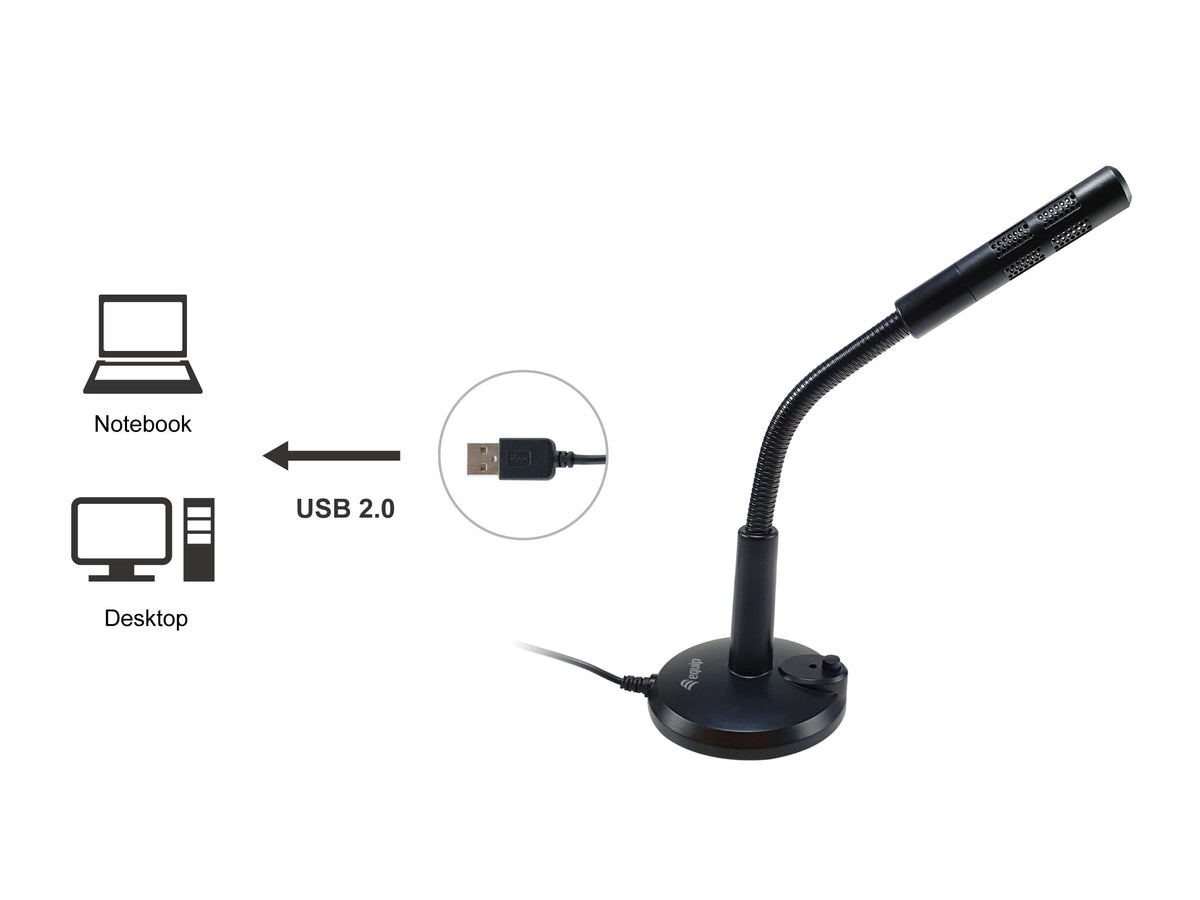Equip USB-Tisch-Mikrofon