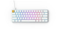 Glorious Gaming GMMK Tastatur USB QWERTY US International Silber, Weiß
