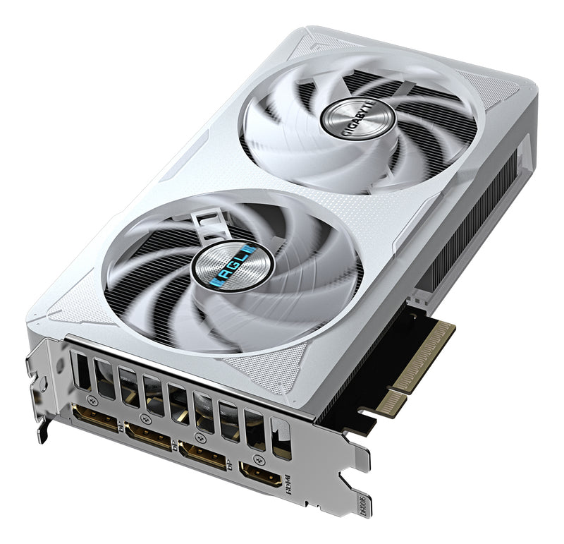 GIGABYTE GeForce RTX 5060 EAGLE OC ICE 8G Grafikkarte - 8GB GDDR7, 128bit, PCI-E 5.0, 2550 MHz Kerntakt, 3 x DisplayPort, 1 x HDMI, GV-N5060EAGLEOC ICE-8GD