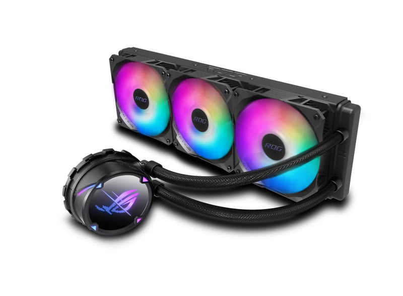 ASUS ROG STRIX LC II 360 ARGB Prozessor All-in-One-Flüssigkeitskühler 12 cm Schwarz