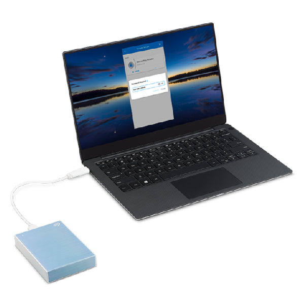 Seagate One Touch Externe Festplatte 2 TB Micro-USB B 3.2 Gen 1 (3.1 Gen 1) Blau
