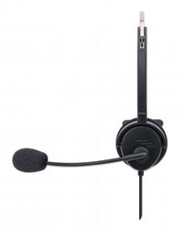 Manhattan 180498 Kopfhörer & Headset Kabelgebunden Kopfband Büro/Callcenter USB Typ-A Schwarz
