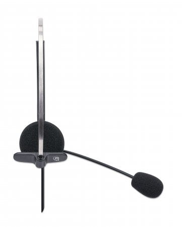 Manhattan 180498 Kopfhörer & Headset Kabelgebunden Kopfband Büro/Callcenter USB Typ-A Schwarz