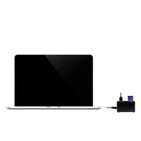 LogiLink CR0046 laptop-dockingstation & portreplikator Kabelgebunden USB 3.2 Gen 1 (3.1 Gen 1) Type-C Schwarz
