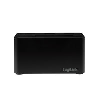 LogiLink CR0046 laptop-dockingstation & portreplikator Kabelgebunden USB 3.2 Gen 1 (3.1 Gen 1) Type-C Schwarz