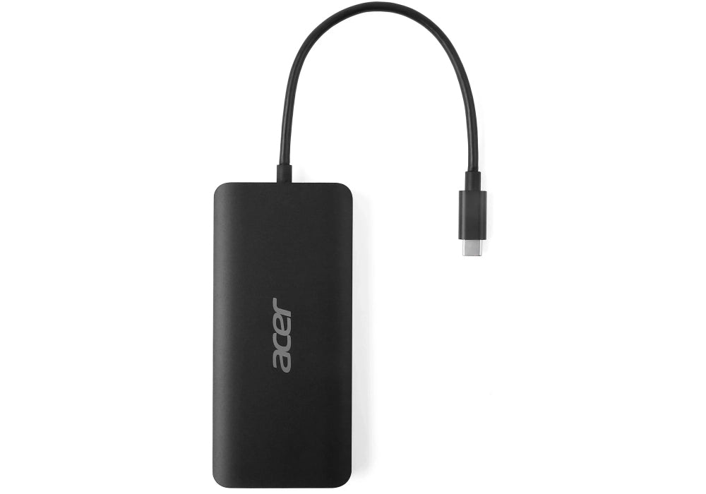 Acer USB Type-C Dongle 12-in-1 Black Kabelgebunden USB 3.2 Gen 1 (3.1 Gen 1) Type-C Schwarz