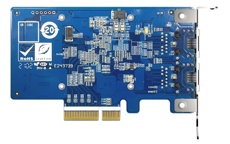QNAP QXG-10G2T-X710 Netzwerkkarte Eingebaut Ethernet 1000 Mbit/s