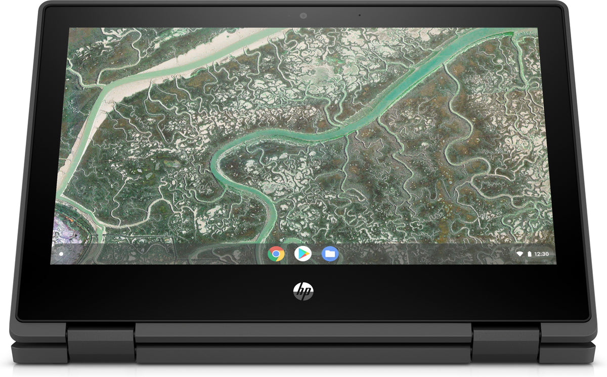 HP Chromebook x360 11MK G3 MediaTek MT8183 29,5 cm (11.6") Touchscreen HD 4 GB LPDDR4x-SDRAM 64 GB eMMC Wi-Fi 5 (802.11ac) ChromeOS Schwarz