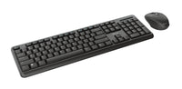 Trust TKM-350 Tastatur Maus enthalten Büro RF Wireless QWERTZ Deutsch Schwarz