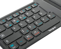 Targus AKF003NO Tastatur Universal Bluetooth QWERTY Nordisch Schwarz