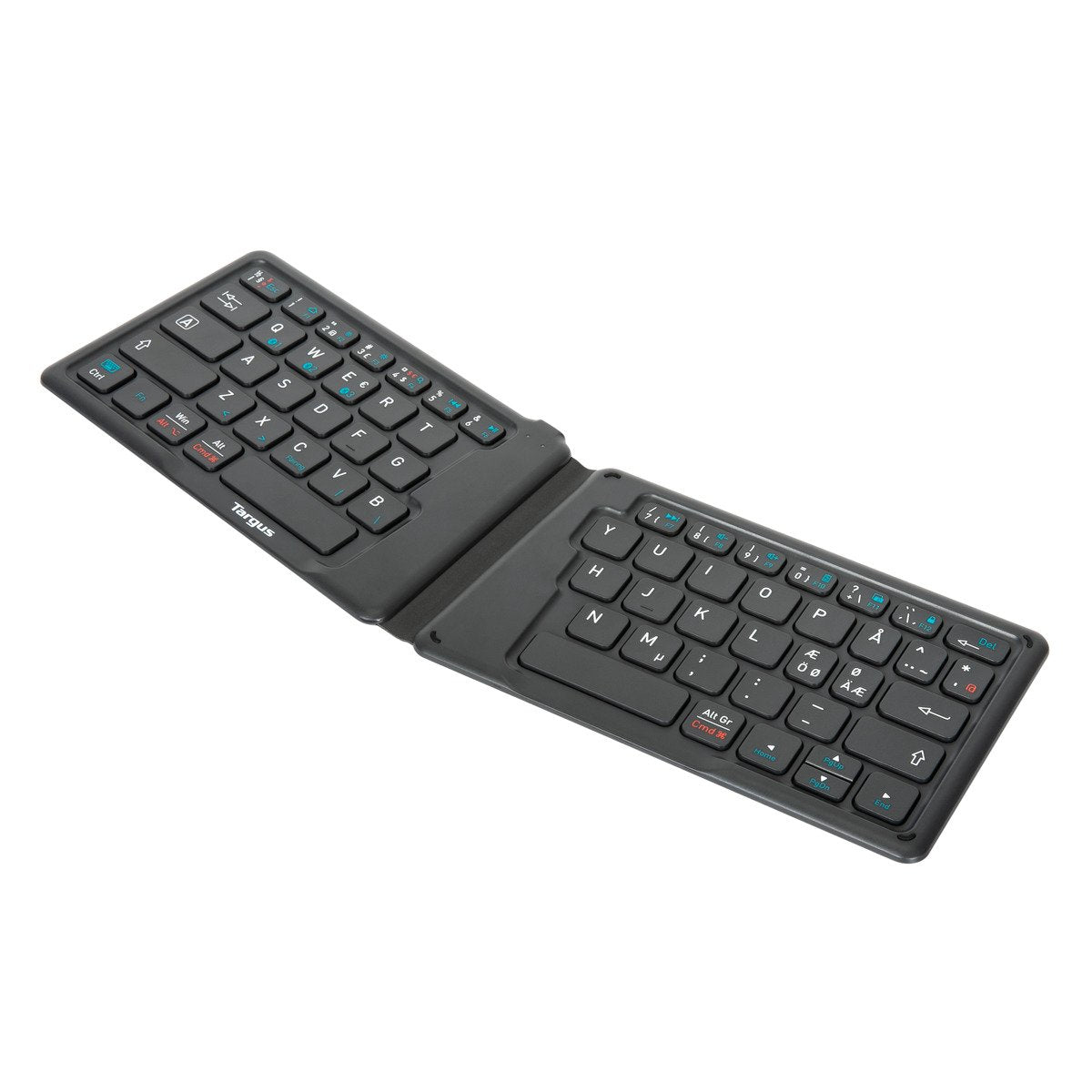 Targus AKF003NO Tastatur Universal Bluetooth QWERTY Nordisch Schwarz