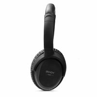 Lindy LH500XW Kopfhörer Verkabelt & Kabellos Kopfband Mikro-USB Bluetooth Schwarz