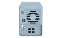 QNAP QMiroPlus-201W NAS Desktop Intel® Celeron® J4125 4 GB DDR4 0 TB QNAP Turbo System Blau